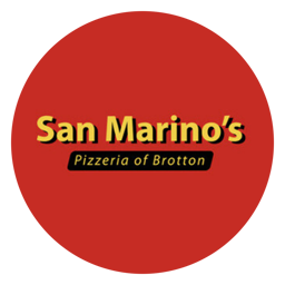 San Marinos Pizzeria logo.